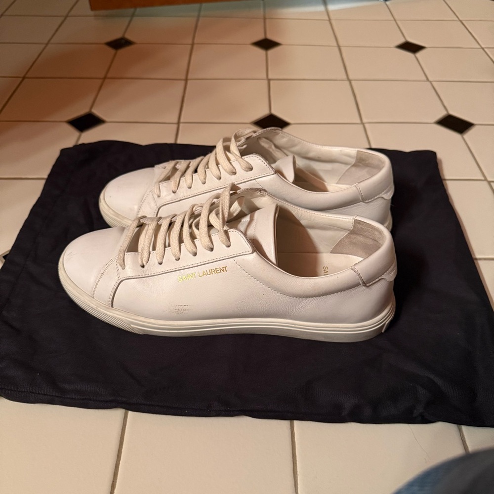 Saint Laurent Women’s White Sneakers - Picture 3 of 4